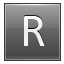 R Grey Icon 64x64 png