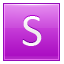 S Pink Icon 64x64 png