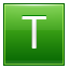 T Green Icon 64x64 png