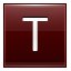 T Red Icon 64x64 png