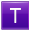 T Violet Icon 64x64 png