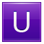U Violet Icon 64x64 png