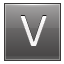 V Grey Icon 64x64 png