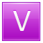 V Pink Icon 64x64 png