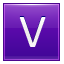 V Violet Icon 64x64 png