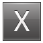 X Grey Icon 64x64 png
