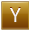 Y Gold Icon 64x64 png