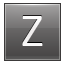 Z Grey Icon 64x64 png