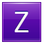 Z Violet Icon 64x64 png