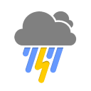 Thunderstorms Icon 128x128 png