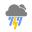 Thunderstorms Icon 32x32 png