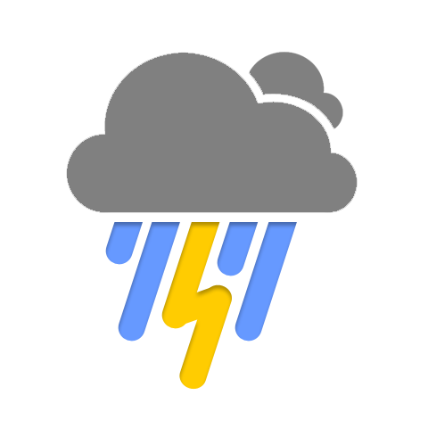Thunderstorms Icon 512x512 png