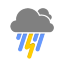Thunderstorms Icon 64x64 png