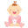 Laughing Baby Icon 32x32 png