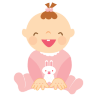 Laughing Baby Icon 96x96 png