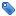 Blue Tag Icon