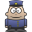 Policeman Icon 32x32 png