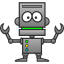 Robot Icon 64x64 png