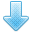 Blue Down Icon