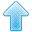 Blue Up Icon