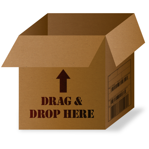 Box Drag and Drop Icon 512x512 png