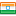 Flag India Icon 16x16 png