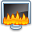 Fire Damage Icon 32x32 png