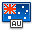 Flag Australia Icon 32x32 png