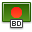 Flag Bangladesh Icon 32x32 png