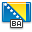 Flag Bosnia Icon 32x32 png