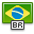 Flag Brazil Icon 32x32 png