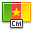 Flag Cameroon Icon 32x32 png