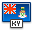 Flag Cayman Islands Icon 32x32 png