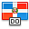Flag Dominican Republic Icon 32x32 png