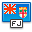 Flag Fiji Icon 32x32 png
