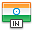 Flag India Icon 32x32 png