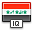 Flag Iraq Icon 32x32 png