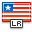 Flag Liberia Icon 32x32 png