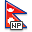 Flag Nepal Icon 32x32 png