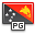 Flag Papua New Guinea Icon 32x32 png