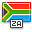 Flag South Africa Icon 32x32 png