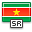 Flag Suriname Icon 32x32 png