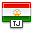 Flag Tajikistan Icon 32x32 png