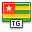 Flag Togo Icon 32x32 png