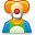 User Clown Icon 32x32 png