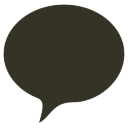 Chat Black Icon 128x128 png