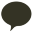 Chat Black Icon 32x32 png