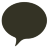Chat Black Icon