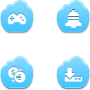 Free Blue Cloud Icons