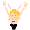 Girl in a Bunny Suit 1 Icon